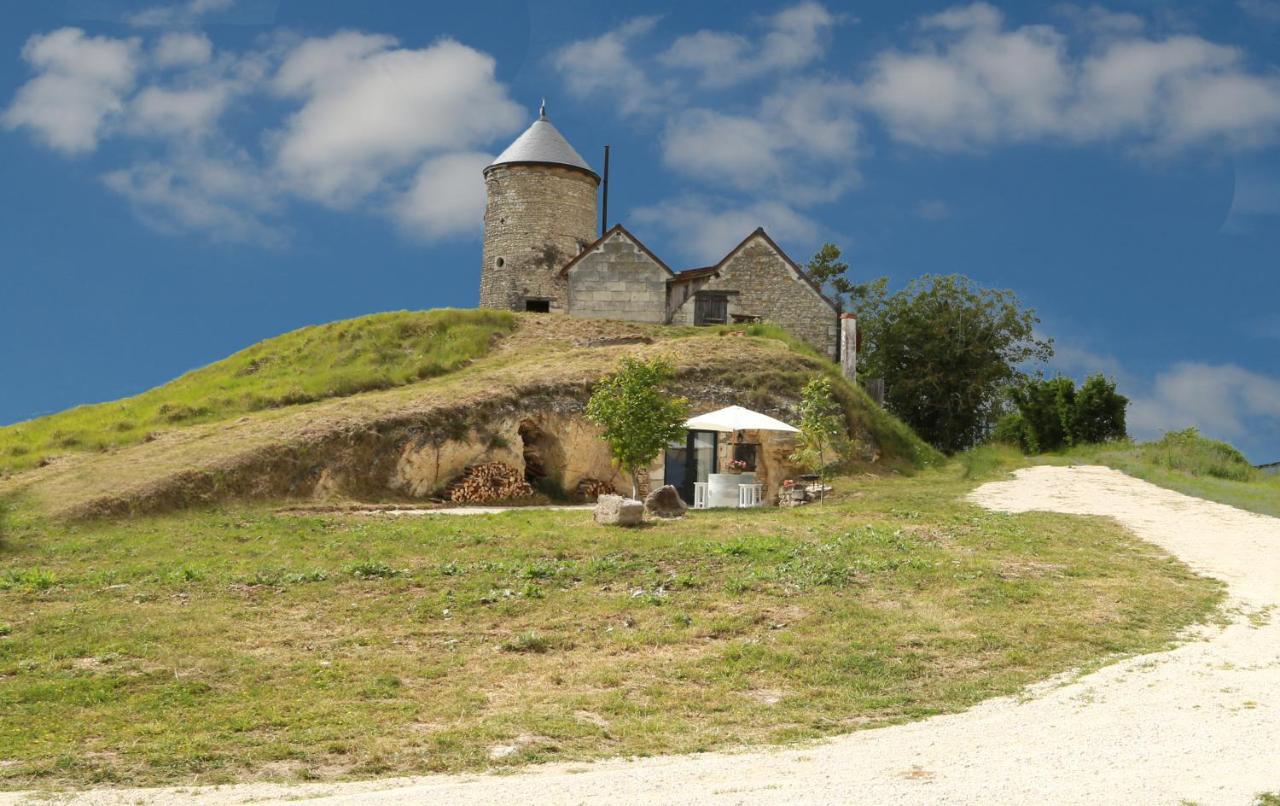 La Grotte Du Moulin Villa Noyers-sur-Cher Buitenkant foto